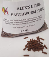 Alex's Premium Earthworm Sticks 4OZ