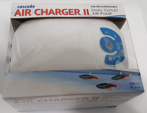 Cascade Air Charger II USB Rechargeable Dual Outlet Air Pump